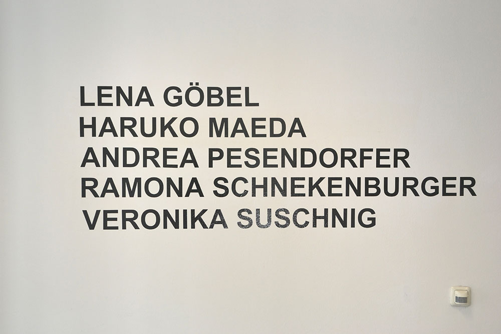 Ausstellung - Göbel, Maeda, Pesendorfer, Schnekenburg, Suschnig